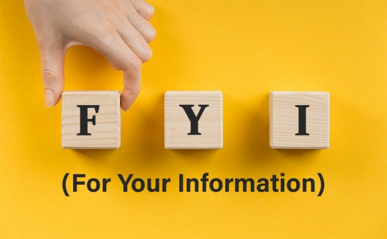 Full Form Of FYI | Inventions, Online Communication, Facts